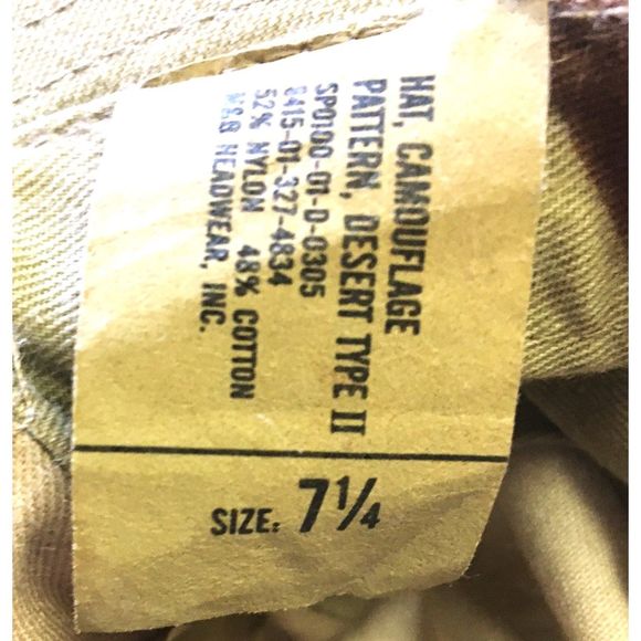 M&R Headwear Inc. Camouflage Bucket Hat With Chin Tie Desert Pattern - Picture 8 of 10